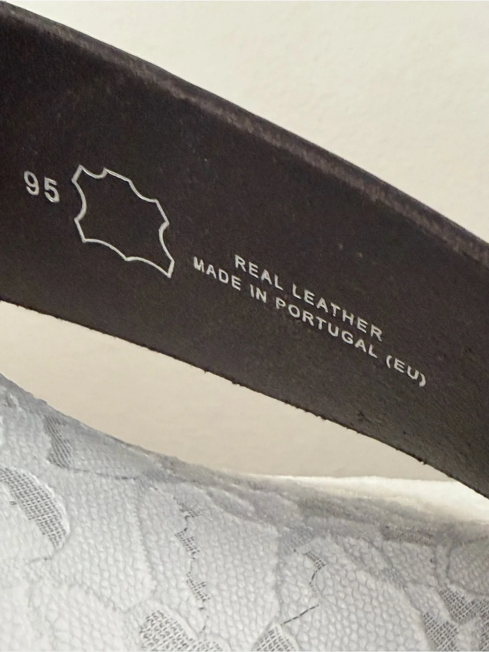 Ivan Grundahl Brown Leather Belt -3” Width Sz 95
